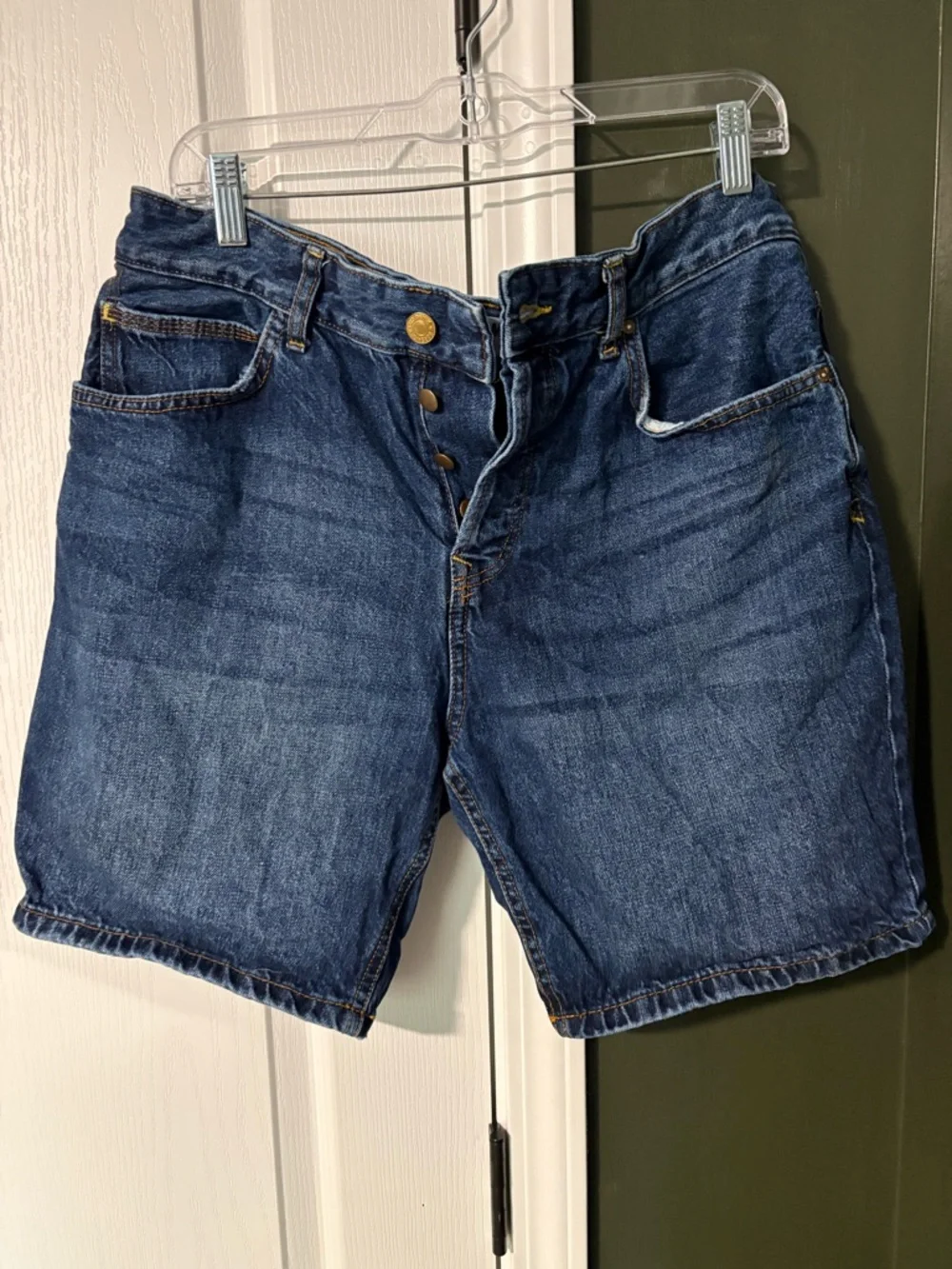 Size 36 Denim Bershka Baggy Shorts